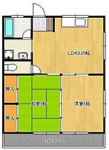 ラグナヒルズ戸畑  ｜ 福岡県北九州市戸畑区西大谷2丁目（賃貸アパート2LDK・2階・45.36㎡） その2