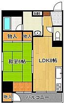 コンフォート高見  ｜ 福岡県北九州市八幡東区荒生田3丁目（賃貸マンション1LDK・4階・38.93㎡） その2