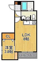 エルモサ戸畑  ｜ 福岡県北九州市戸畑区旭町4丁目（賃貸アパート1LDK・3階・30.41㎡） その2