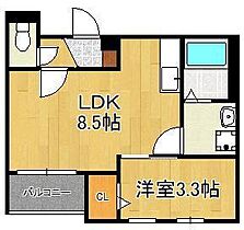 パルティーレ戸畑  ｜ 福岡県北九州市戸畑区千防3丁目（賃貸アパート1LDK・2階・28.17㎡） その2