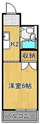 ロイヤルステイ 1Kの間取図画像