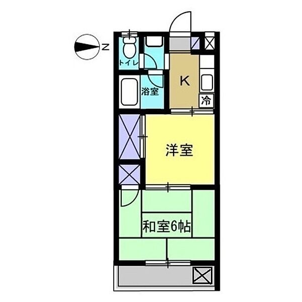 アーバンライフ　I 203｜神奈川県川崎市川崎区中瀬3丁目(賃貸マンション2K・2階・28.83㎡)の写真 その2