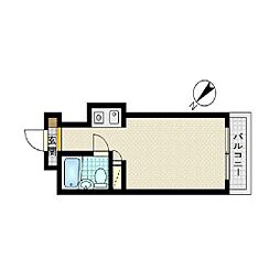 TOP川崎第8 ワンルームの間取図画像