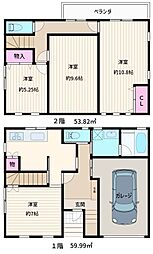 東武越生線 東毛呂駅 徒歩8分 4Kの間取り