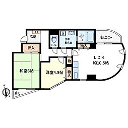 LEREVE金町 2LDKの間取図画像