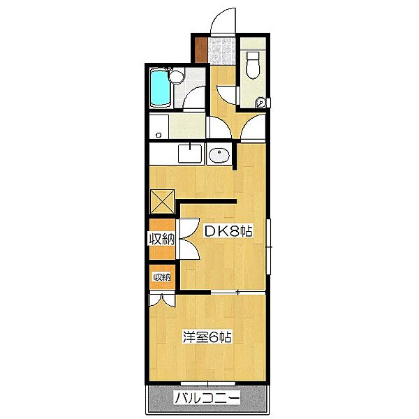 パインベルテ御陵 ｜京都府京都市山科区御陵大津畑町(賃貸マンション1DK・3階・36.70㎡)の写真 その2