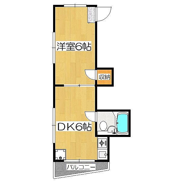 ヴィラ醍醐 ｜京都府京都市伏見区石田大山町(賃貸マンション1DK・4階・35.00㎡)の写真 その2