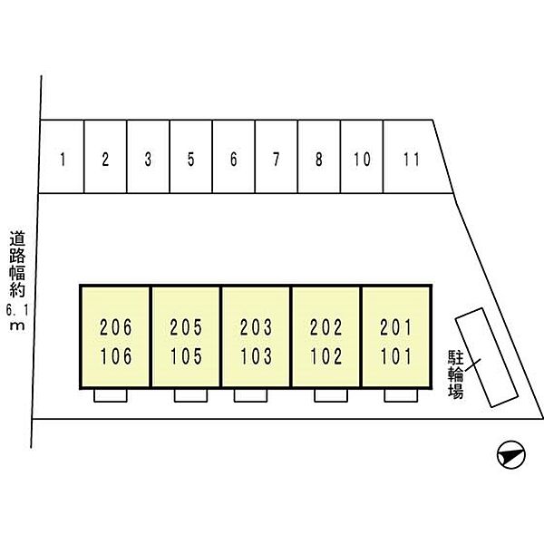 シティパル ｜京都府京都市山科区竹鼻木ノ本町(賃貸アパート1K・2階・29.25㎡)の写真 その14