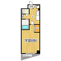 エストゥディオ-R 1Kの間取図画像