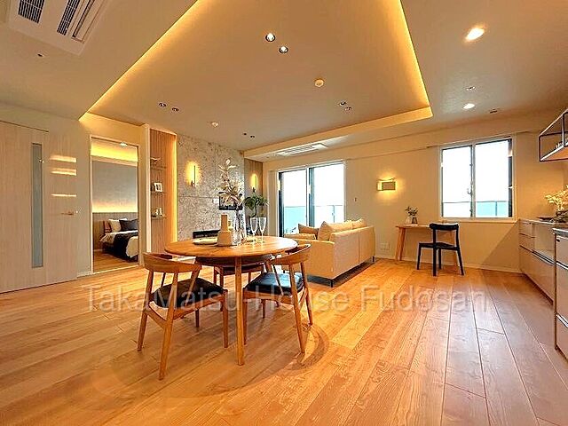 リビング/ダイニング 制震構造　富士山を望む27階南西住戸　クロスエアタワー27F 27階/-