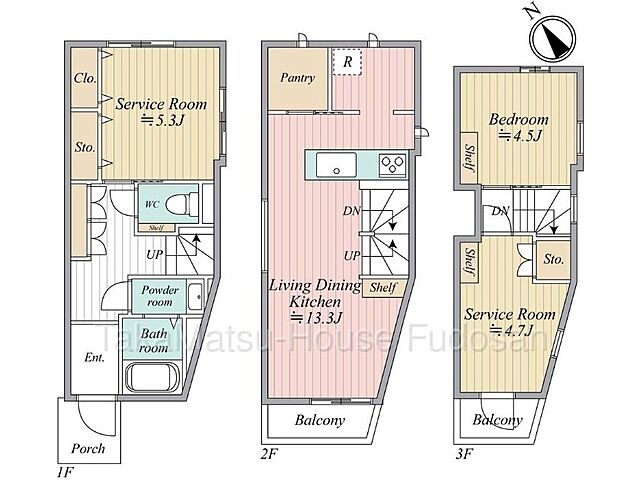 間取り 新宿区住吉町15-17