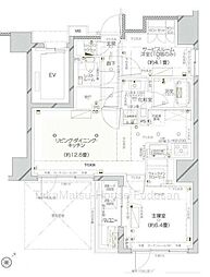 ～2LDKとして使用可能～PIAS銀座レジデンス 1SLDKの間取図画像