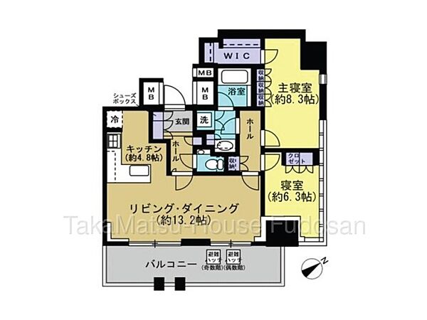 間取りを拡大表示