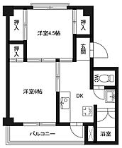 ヴィラナリー横見II  ｜ 徳島県阿南市横見町中川原（賃貸マンション2K・2階・33.00㎡） その2