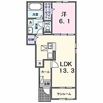 ルミエール古庄II 103 ｜ 徳島県阿南市羽ノ浦町古庄古野神55番地2（賃貸アパート1LDK・1階・50.01㎡） その2