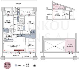 ナポレ開成山公園 3SLDKの間取図画像