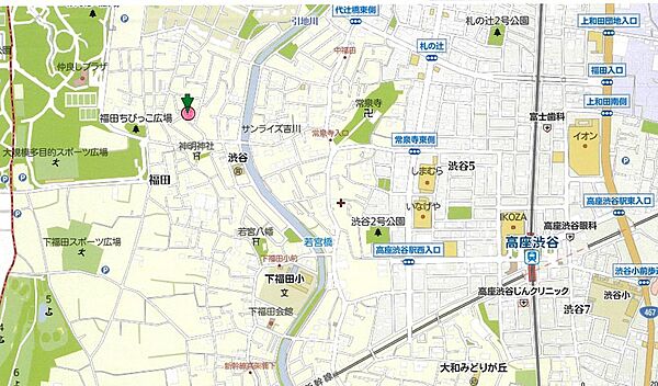 地図を拡大表示