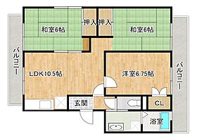 スカイマンション日吉 401 ｜ 福岡県小郡市小郡1532-1（賃貸マンション3LDK・3階・63.33㎡） その2