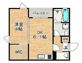 ヴェネツィア小郡 103 ｜ 福岡県小郡市小郡1044-7（賃貸アパート1DK・1階・27.40㎡） その2