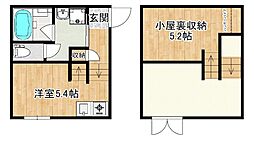 RENATUSPRIMOA ワンルームの間取図画像