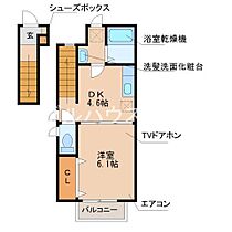 グリーンビラII 201 ｜ 佐賀県三養基郡みやき町大字白壁4011（賃貸アパート1DK・2階・30.21㎡） その2