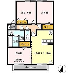 物件の間取り