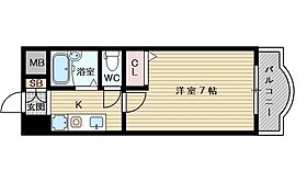 ノルデンハイム小松  ｜ 大阪府大阪市東淀川区小松2丁目（賃貸マンション1K・10階・20.65㎡） その2