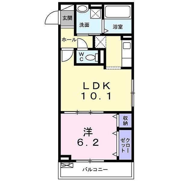 パレフローラ 203｜大阪府守口市大久保町4丁目(賃貸アパート1LDK・2階・41.09㎡)の写真 その2