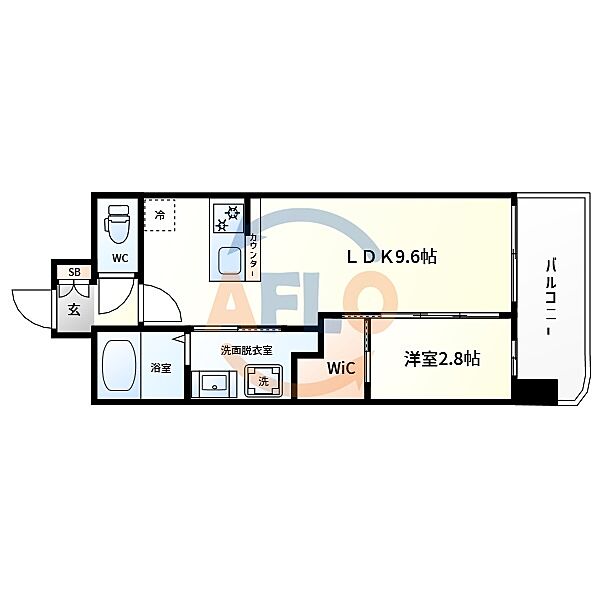 セレニテ難波グランデシュッド ｜大阪府大阪市浪速区桜川1丁目(賃貸マンション1LDK・7階・32.95㎡)の写真 その2