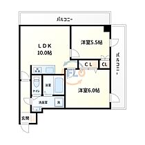 クリスタルハイツ玉出  ｜ 大阪府大阪市西成区玉出西2丁目（賃貸マンション2LDK・9階・51.00㎡） その2