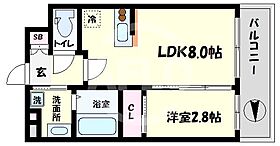 レジデンス難波南  ｜ 大阪府大阪市浪速区敷津西2丁目（賃貸マンション1LDK・3階・27.80㎡） その2