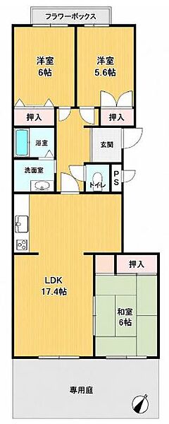 間取りを拡大表示