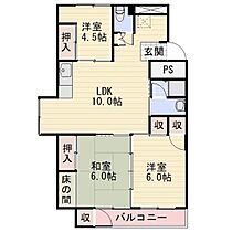 長野県長野市三輪4丁目（賃貸マンション3LDK・4階・59.00㎡） その2