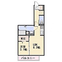 長野県長野市中御所1丁目（賃貸アパート1LDK・1階・32.04㎡） その2