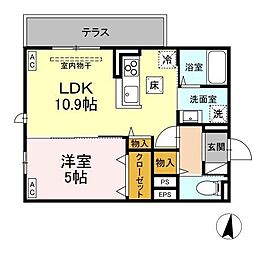 間取図画像 1LDK