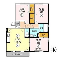 物件の間取り