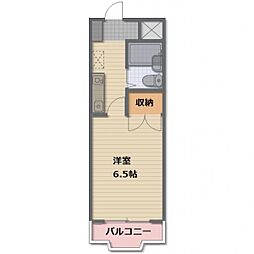 NPハイツ 1Kの間取図画像