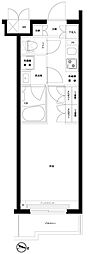 ルーブル赤羽台 1Kの間取図画像