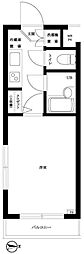 ルーブル三軒茶屋 1Kの間取図画像