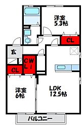JR鹿児島本線 教育大前駅 バス60分 JR福丸バス停下車 徒歩9分 2階/-