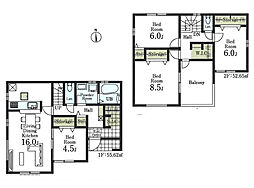 八王子市上壱分方町台16　新築戸建　全5棟　2号棟