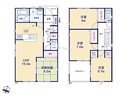 足柄上郡開成町中之名第13　新築戸建　全4棟　1号棟