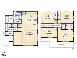 藤沢市片瀬4丁目第4期 新築未入居戸建 全3棟 3号棟