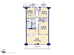 間取図画像 3LDK