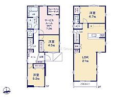 茅ヶ崎市若松町1期　新築戸建　全2棟　2号棟