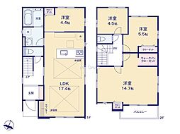茅ヶ崎市東海岸北5丁目6期 新築戸建 全3棟 2号棟
