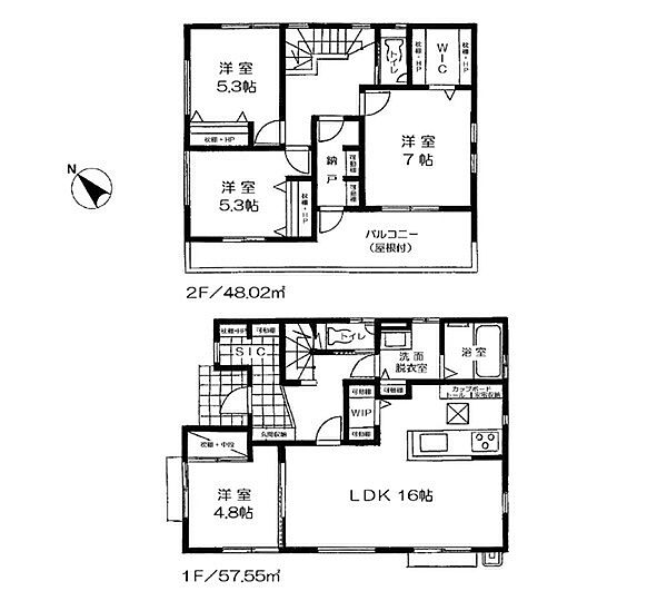 間取りを拡大表示