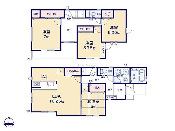 間取りを拡大表示