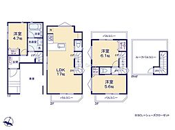 茅ヶ崎市柳島海岸　新築戸建　全6棟　E号棟