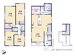 横浜市港北区富士塚1丁目2 新築戸建 全3棟 B号棟